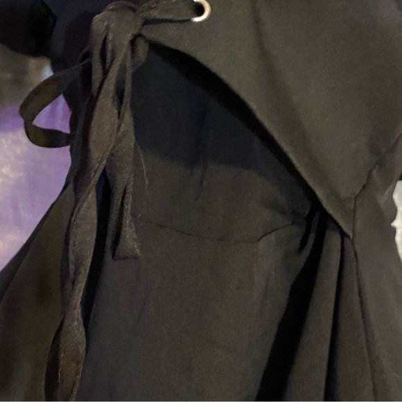 PLT crepe corset top SZ 10, GUC back zip, very little stretch, length 17” cute - Picture 3 of 11